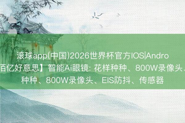 滚球app(中国)2026世界杯官方IOS|Android手机app下载 【佰亿好意思】智能Ai眼镜: 花样种种、800W录像头、EIS防抖、传感器