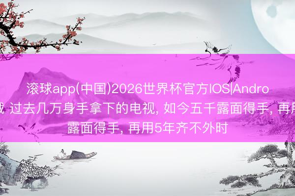 滚球app(中国)2026世界杯官方IOS|Android手机app下载 过去几万身手拿下的电视， 如今五千露面得手， 再用5年齐不外时