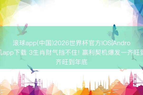 滚球app(中国)2026世界杯官方IOS|Android手机app下载 3生肖财气挡不住! 赢利契机爆发一齐旺到年底
