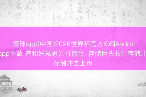 滚球app(中国)2026世界杯官方IOS|Android手机app下载 曾和好意思光打擂台, 存储巨头长江存储冲击上市