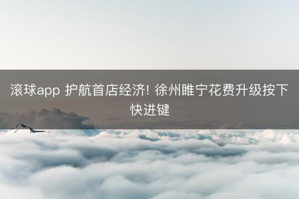 滚球app 护航首店经济! 徐州睢宁花费升级按下快进键